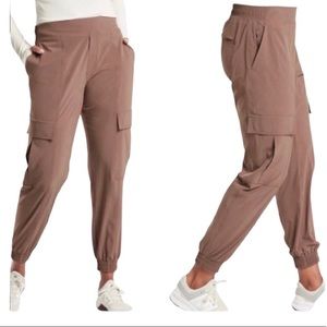 Athleta Chelsea Utility Jogger Purple/Mauve with Cargo Pockets